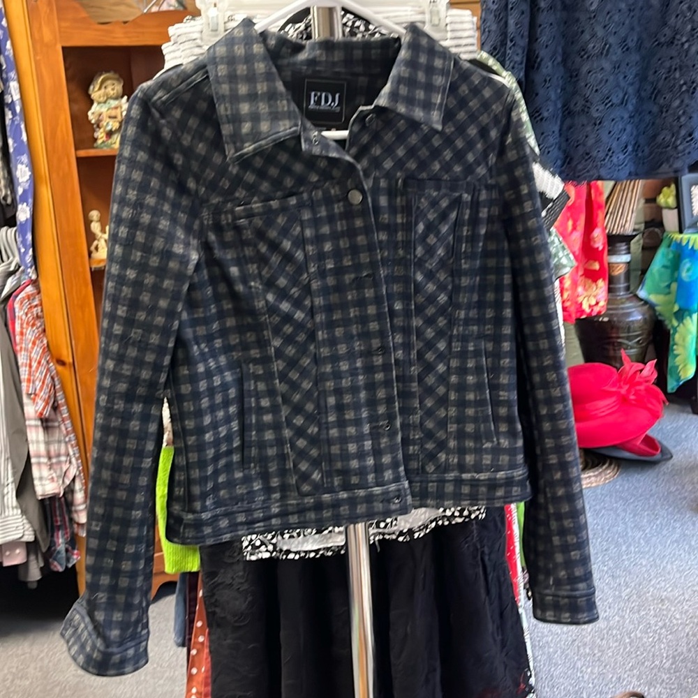 French Dressing Plaid Jacket